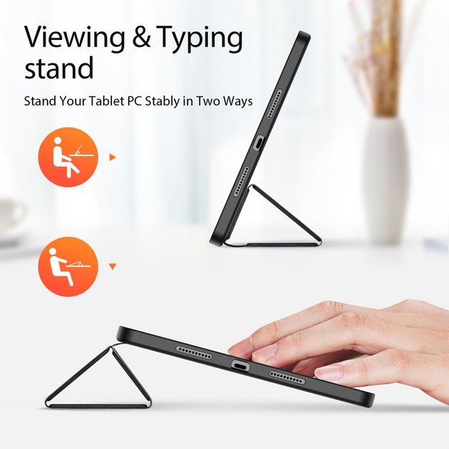 Чехол-книжка Dux Ducis Domo для Samsung Tab S11 Ultra X936 с авто пробуждением и защитой черный MC-10401 - изображение 9