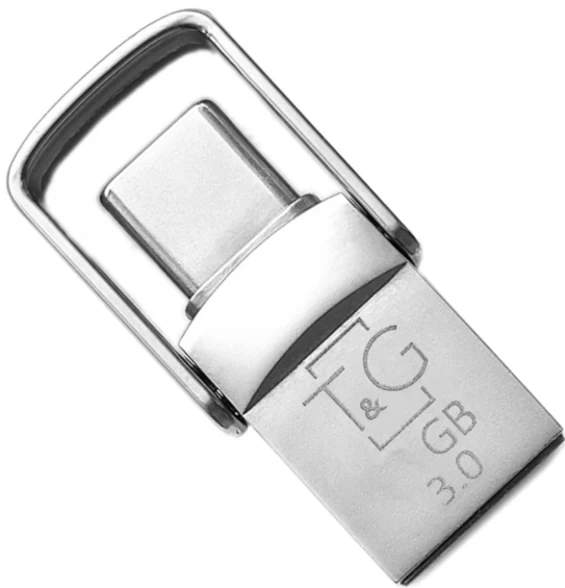 USB OTG флешка T&G 2 в 1 Type C 64GB металлическая стальная для смартфонов и ПК - Фото 5 USB OTG флешка T&G 2 в 1 Type C 64GB металлическая стальная для смартфонов и ПК - изображение 5