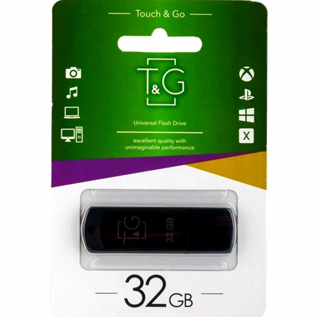 Флешка USB 32GB черный пластик Classic 011 для хранения и переноса данных - Фото 2 Флешка USB 32GB черный пластик Classic 011 для хранения и переноса данных - изображение 2