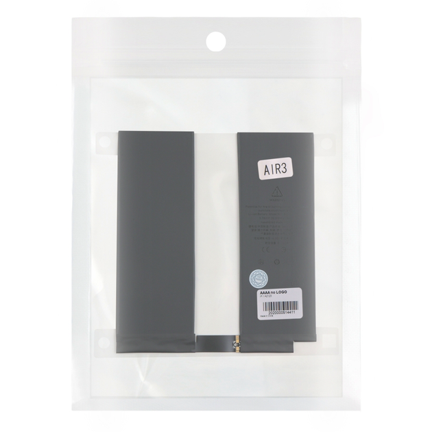 Аккумулятор литий-полимерный LiPo для Apple iPad Air 3 Pro 10.5 A2123 A2152 A2153 A1701 A1709 A1852 AAAA no LOGO черный - Фото 2 Аккумулятор литий-полимерный LiPo для Apple iPad Air 3 Pro 10.5 A2123 A2152 A2153 A1701 A1709 A1852 AAAA no LOGO черный - изображение 2