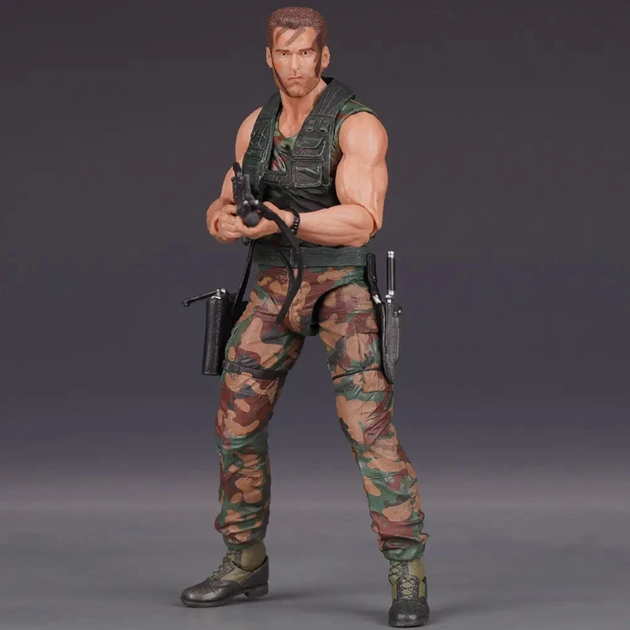 Фигурка Predator Jungle Patrol Dutch 18 см — Коллекционная игрушка-герой Хищник Датч Арнольд Шварценеггер в подарочной упаковке - Фото 3 Фигурка Predator Jungle Patrol Dutch 18 см — Коллекционная игрушка-герой Хищник Датч Арнольд Шварценеггер в подарочной упаковке - изображение 3