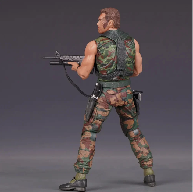 Фигурка Predator Jungle Patrol Dutch 18 см — Коллекционная игрушка-герой Хищник Датч Арнольд Шварценеггер в подарочной упаковке - Фото 4 Фигурка Predator Jungle Patrol Dutch 18 см — Коллекционная игрушка-герой Хищник Датч Арнольд Шварценеггер в подарочной упаковке - изображение 4