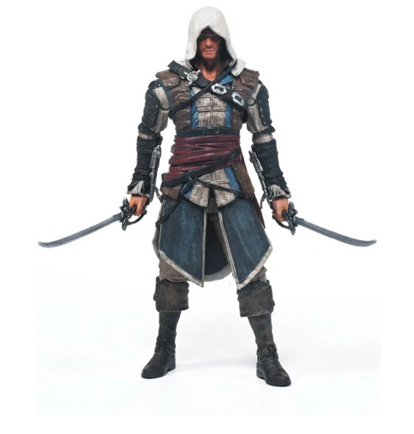 Фигурка игрушка Эдвард Кенуэй / Edward Kenway Assassin's Creed IV Black Flag — коллекционная подвижная детализированная action figure героя Эдвард Кенуэй из игры Ассасин Крид - изображение 2