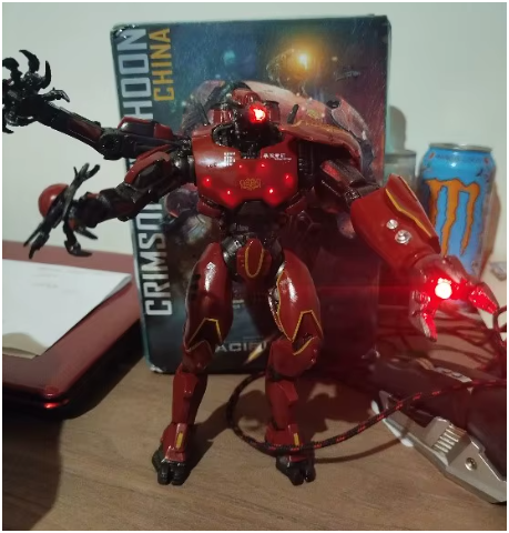 Колекційна фігурка Crimson Typhoon Pacific Rim 18 см — рухлива action figure робот Єгер Багряний Тайфун Тихоокеанський рубіж з LED-підсвіткою - Фото 14 Колекційна фігурка Crimson Typhoon Pacific Rim 18 см — рухлива action figure робот Єгер Багряний Тайфун Тихоокеанський рубіж з LED-підсвіткою - зображення 14
