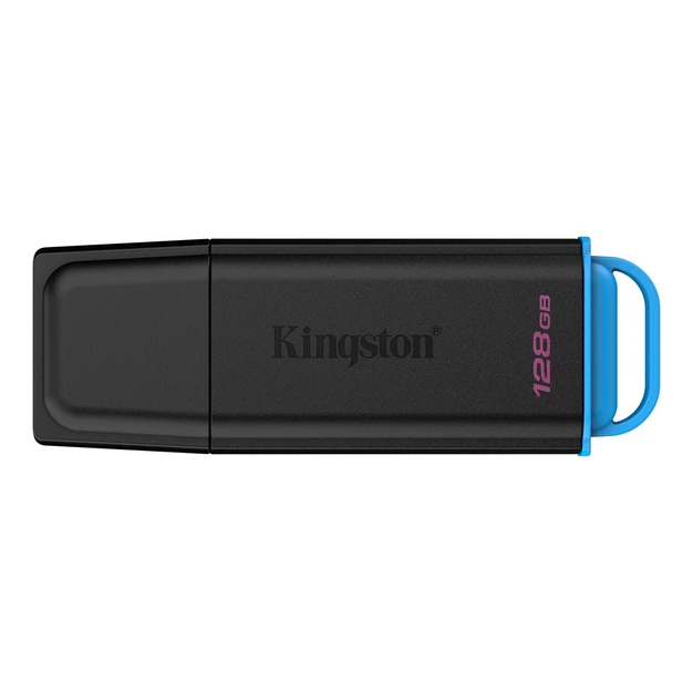 USB-флешка Kingston DT Exodia G2 128 GB USB 3.2 чорна висока швидкість передавання даних компактний дизайн Black - зображення 2