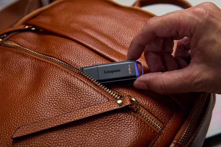 USB-флешка Kingston DT Exodia G2 128 GB USB 3.2 чорна висока швидкість передавання даних компактний дизайн Black - зображення 5