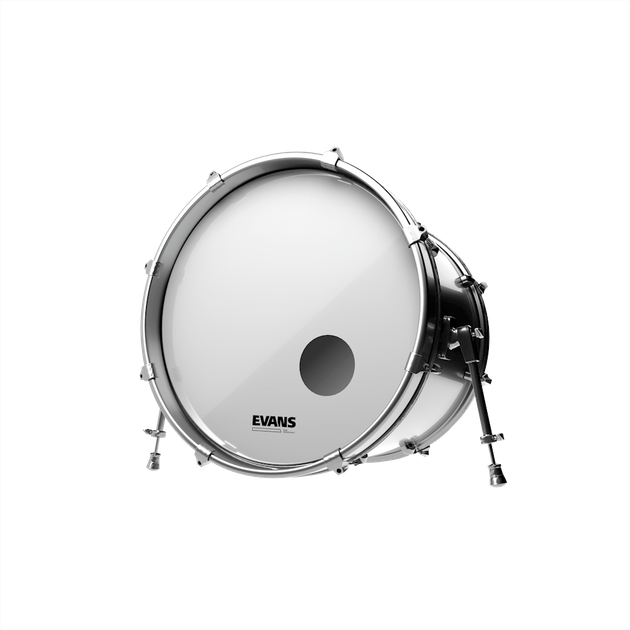 Пластик для бас-барабана Evans 22" EQ3 RESONANT Smooth White - зображення 2
