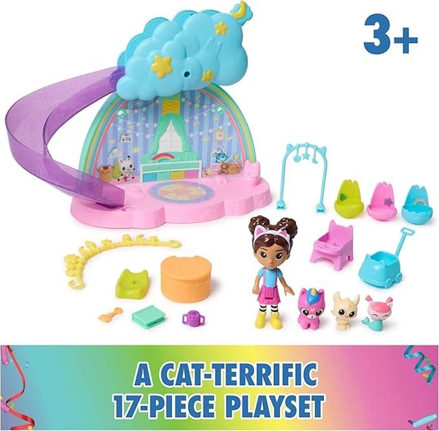 Игровой набор Кукольний домик Габби «Комната для ухода за котятами» Gabby's Dollhouse Kitty Care Ear Purrfect Playroom - изображение 2