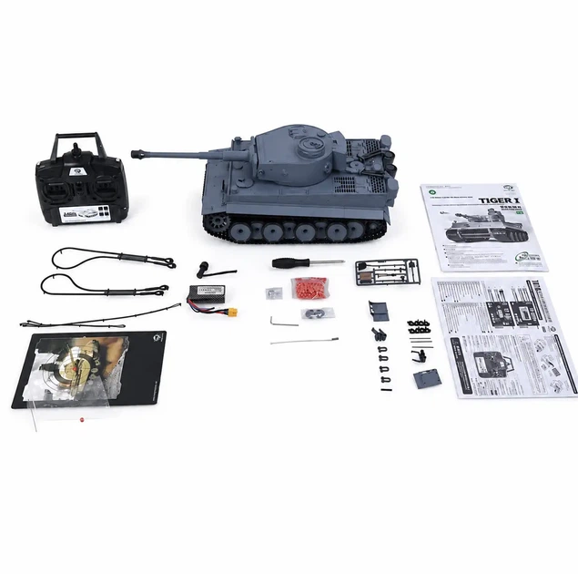 Радіокерований танк Tiger 1 Heng Long 3818 -1 масштаб 1:16 - зображення 9