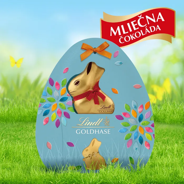 Шоколадний кролик Lindt Golden Bunny 266 г - Фото 3 Шоколадний кролик Lindt Golden Bunny 266 г - зображення 3