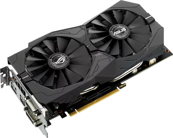 Видеокарта GeForce GTX 1050 2GB Asus ROG Strix Gaming (ROG STRIX-GTX1050-2G-GAMING) Б/У - изображение 2