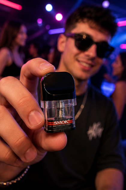 Картридж для подсистемы Smok Novo Pod Meshed 0.8Ω магнитное крепление 2 мл с мощность до 25 Вт пластик - изображение 4