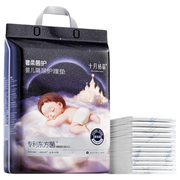 Одноразовые пеленки Shiyuejiejing, 40 штук, 33*45 см, на масляной основе, не требуют стирки, пеленки для смены подгузников, водонепроницаемые для детей. - изображение 4