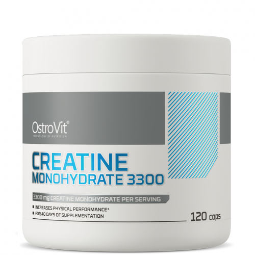 Креатин моногидрат OstroVit Creatine Monohydrate 3300, 120 капсул - изображение 3