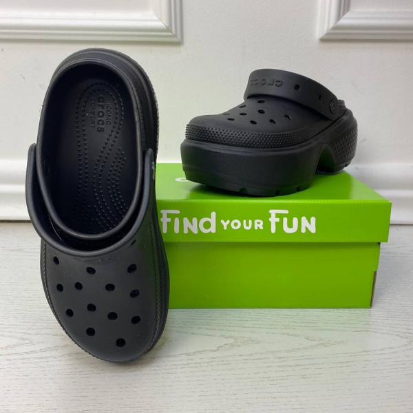 Крокси Stomp Clog Black, розмір 37 - изображение 8