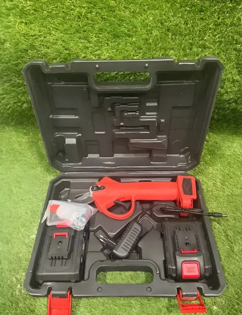 Секатор аккумуляторный BOSCH BGA495W 48 В садовый электрический сучкорез 35 мм ножницы для обрезки деревьев изогнутое лезвие беспроводной инструмент для веток кустарников кустов молодых деревьев сада дачи с 2 АКБ кейсом - изображение 8
