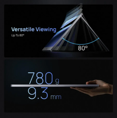 Монитор портативный геймерский ARZOPA 16.1″ FHD 144Hz Дополнительный экран для разных устройств - изображение 7