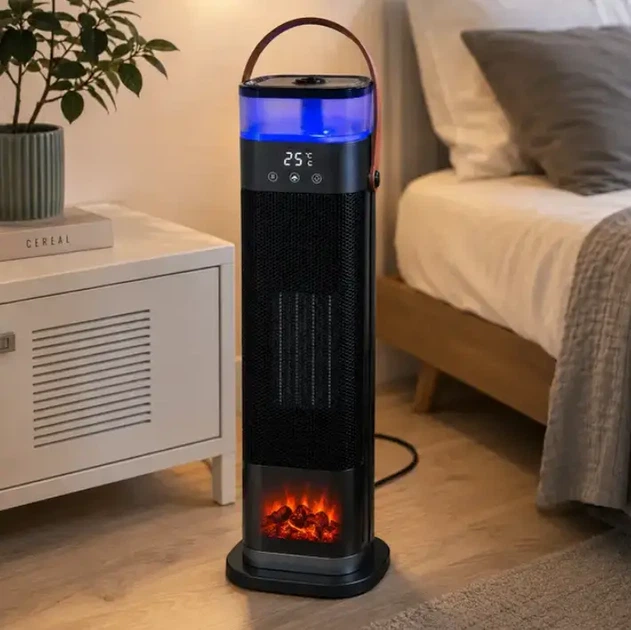 Електричний тепловентилятор для квартири Portable Fan Heater HQN218-28QD - изображение 8