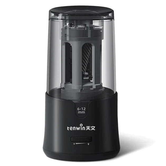 Електрична точилка для олівців Tenwin 8038 з живленням від USB (для олівців 6–12 мм) — автоматична стругачка - Фото 1 Електрична точилка для олівців Tenwin 8038 з живленням від USB (для олівців 6–12 мм) — автоматична стругачка - зображення 1