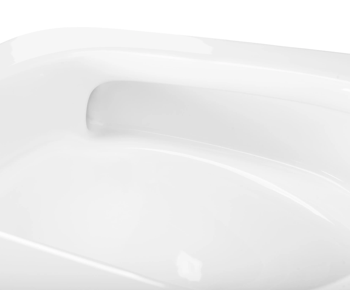Подвесной унитаз Rea Dexter Tornado безободковый 51,5x36,5 см white REA-C1278 - изображение 6