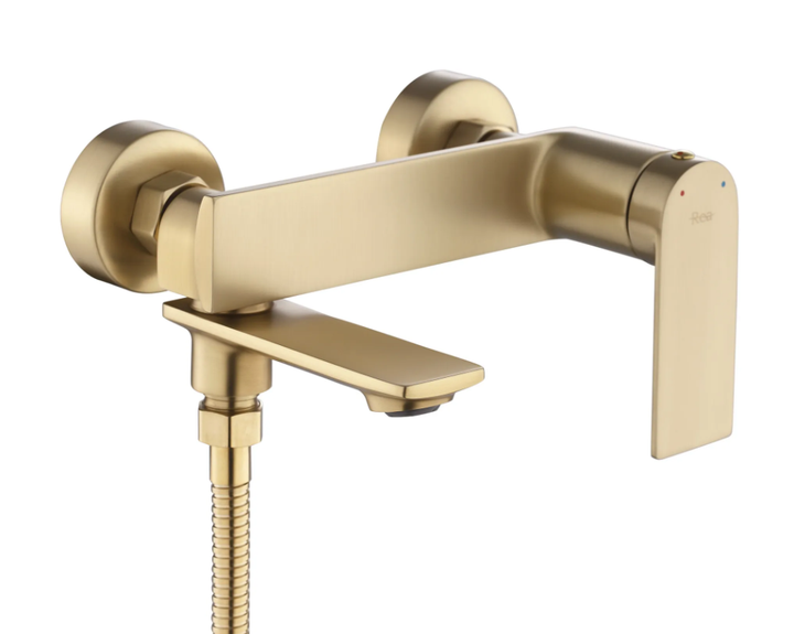 Смеситель для ванны Rea Storm настенный brushed gold REA-B7963 - изображение 2
