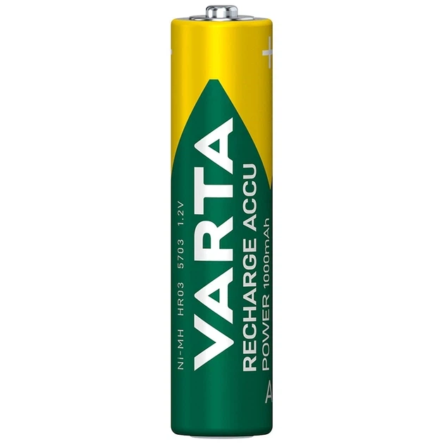 Акумулятор Varta AAA 1000mAh Ni-MH (4 шт.) - изображение 2