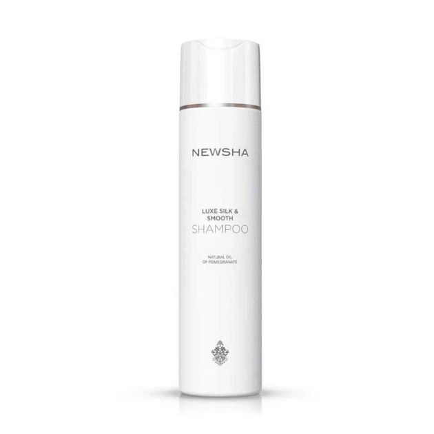 Шампунь Шелк и гладкость NEWSHA Luxe Silk & Smooth Shampoo 250 мл - Фото 1 Шампунь Шелк и гладкость NEWSHA Luxe Silk & Smooth Shampoo 250 мл - изображение 1
