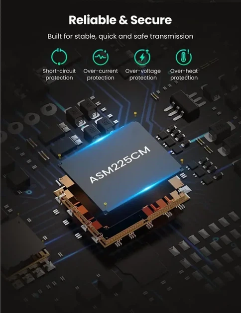 Внешний карман UGREEN CM321 USB-A to 2.5-Inch SATA Converter 50см - Фото 5 Внешний карман UGREEN CM321 USB-A to 2.5-Inch SATA Converter 50см - изображение 5
