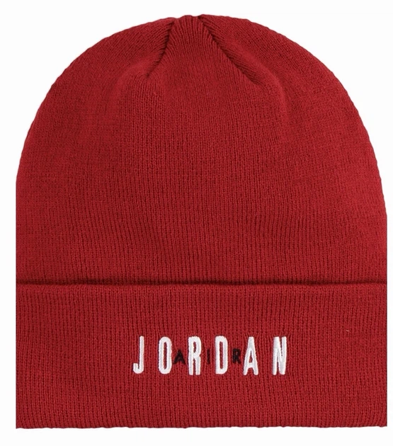 Дитячий в'язаний набір Jordan Nike шапка та рукавички 1159863090 (Чорний/Червоний 8-20) на обхват голови 50-55 см - Фото 3 Дитячий в'язаний набір Jordan Nike шапка та рукавички 1159863090 (Чорний/Червоний 8-20) на обхват голови 50-55 см - зображення 3