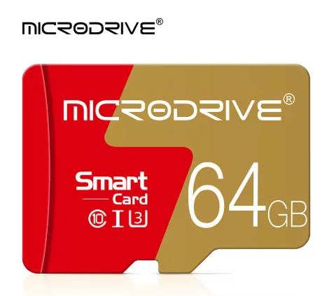 Карта памяти Micro SD MicroDrive 64Gb U3 A1 class 10 + SD адаптер - изображение 6