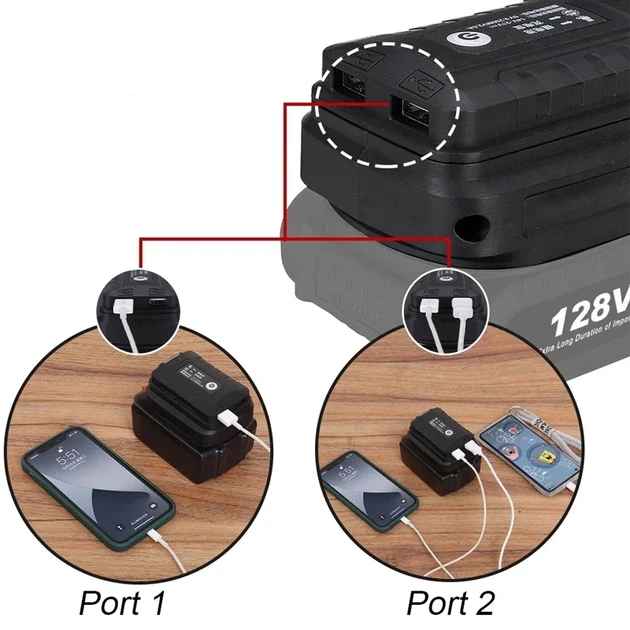 Адаптер до АКБ Leader-Mah (Ліхтар + USB) для акумуляторної батареї - изображение 5
