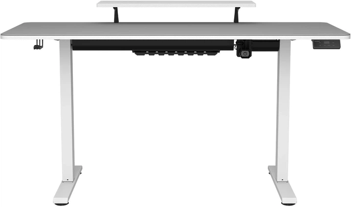Biurko z elektryczną regulacją wysokości Cougar E-Star 140x60 cm White (4710483779664) - obraz 2