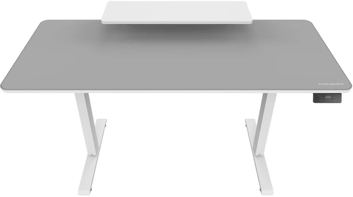 Biurko z elektryczną regulacją wysokości Cougar E-Star 140x60 cm White (4710483779664) - obraz 3