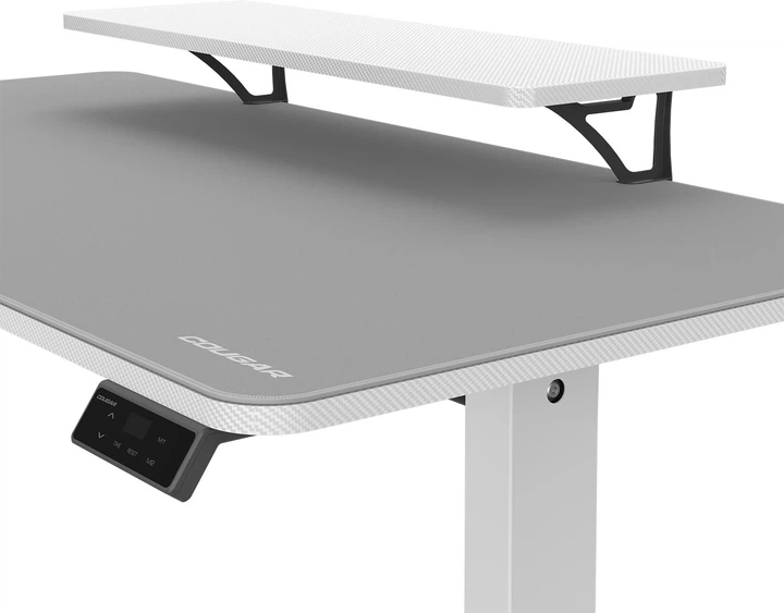 Biurko z elektryczną regulacją wysokości Cougar E-Star 140x60 cm White (4710483779664) - obraz 9