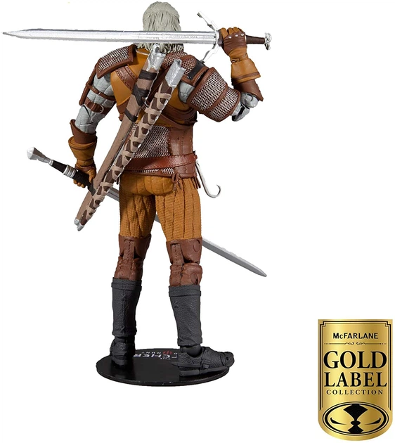 Фигурка Ведьмак Геральт из Ривии Золотая Колекция The Witcher Gaming Geralt McFarlane 13403-2 - Фото 6 Фигурка Ведьмак Геральт из Ривии Золотая Колекция The Witcher Gaming Geralt McFarlane 13403-2 - изображение 6