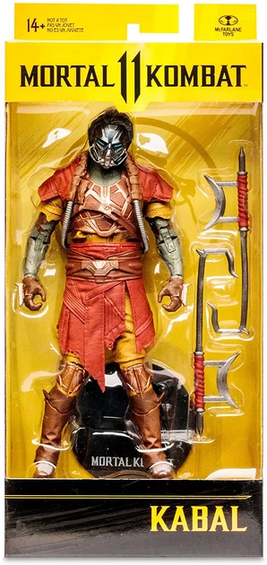 Фігурка Кабал Мортал Комбат Mortal Kombat Kabal (Rapid Red) McFarlane 11081 - Фото 2 Фігурка Кабал Мортал Комбат Mortal Kombat Kabal (Rapid Red) McFarlane 11081 - зображення 2