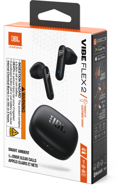 Słuchawki JBL Vibe Flex 2 Black (JBLVFLEX2BLK) - obraz 11