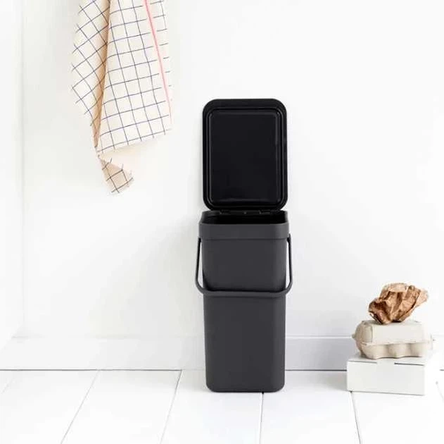 Відро для сміття Brabantia Sort&Go 12 л темно-сірий 109805 (00800384) - зображення 7