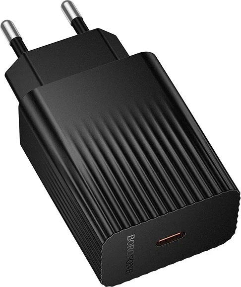 Мережевий зарядний пристрій BOROFONE BAS75A USB Type-C PD30W чорний - Фото 2 Мережевий зарядний пристрій BOROFONE BAS75A USB Type-C PD30W чорний - изображение 2