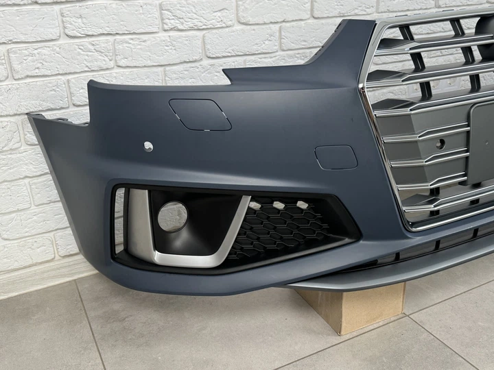 Передний бампер в сборе S-Line 2018- для Audi A4 B9 2015-2019 для Audi A4 B9 2015-2023 (8531) - изображение 2