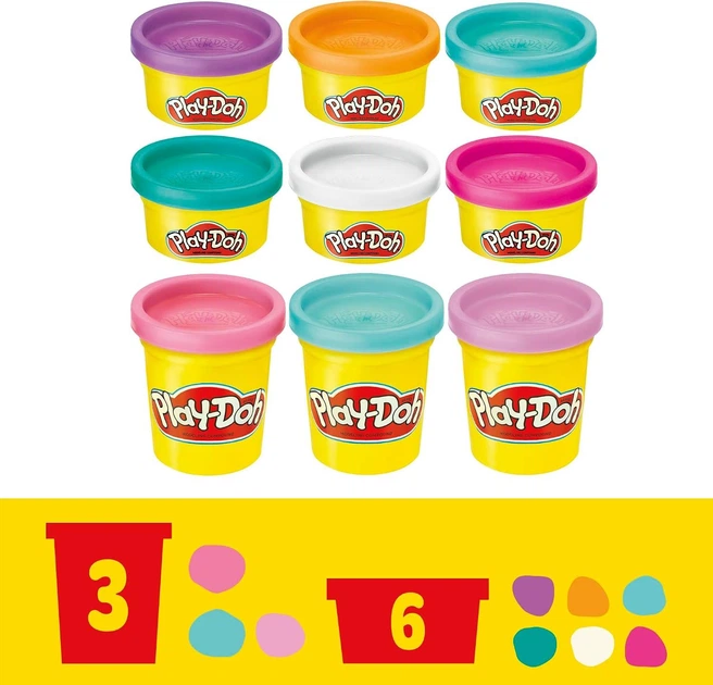 Набор для лепки Hasbro Play-Doh «Создай и укрась пони» My Little Pony (B0009) - Фото 3 Набор для лепки Hasbro Play-Doh «Создай и укрась пони» My Little Pony (B0009) - изображение 3