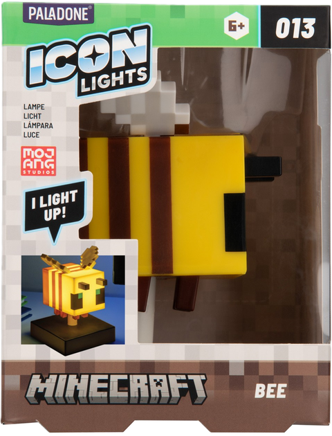 Нічник Paladone Icons Minecraft Bee (PP16018MCFID) - зображення 3