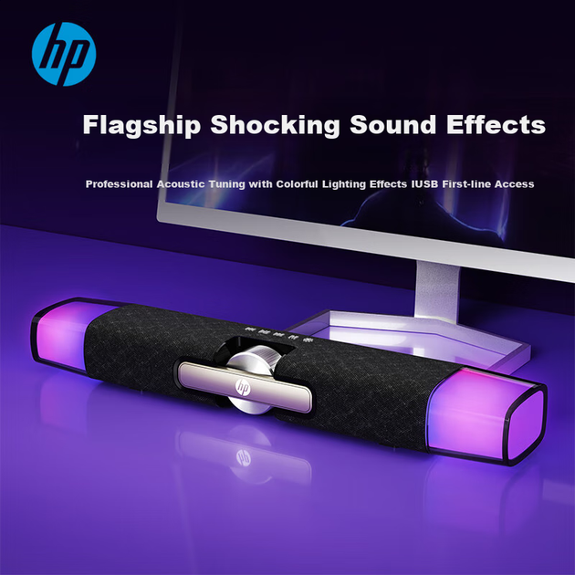 Портативная колонка HP 4100S с сабвуфером 10W RGB - Фото 2 Портативная колонка HP 4100S с сабвуфером 10W RGB - изображение 2
