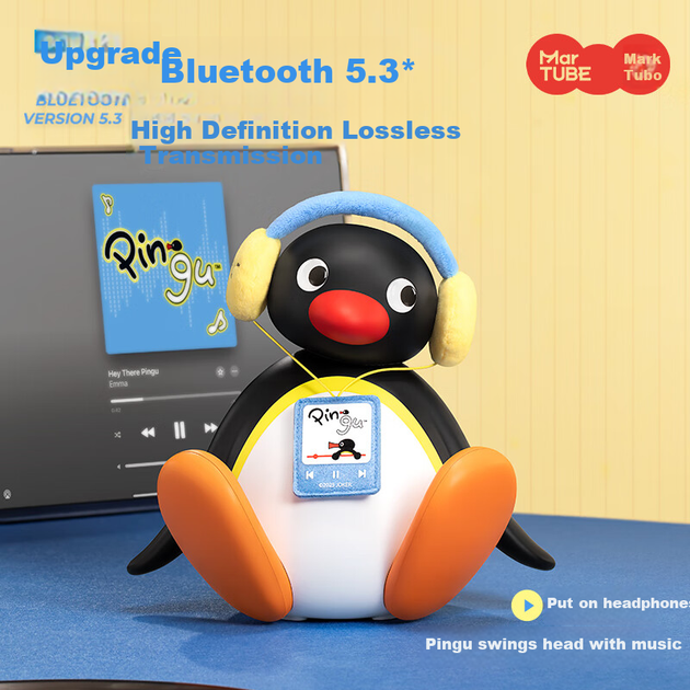 Портативная колонка MARtube Pingu Penguin с качанием 5W - изображение 2