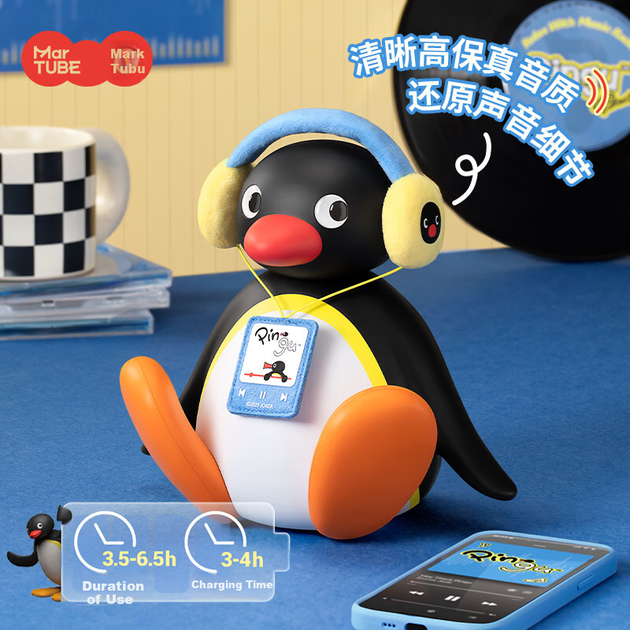 Портативная колонка MARtube Pingu Penguin с качанием 5W - изображение 4