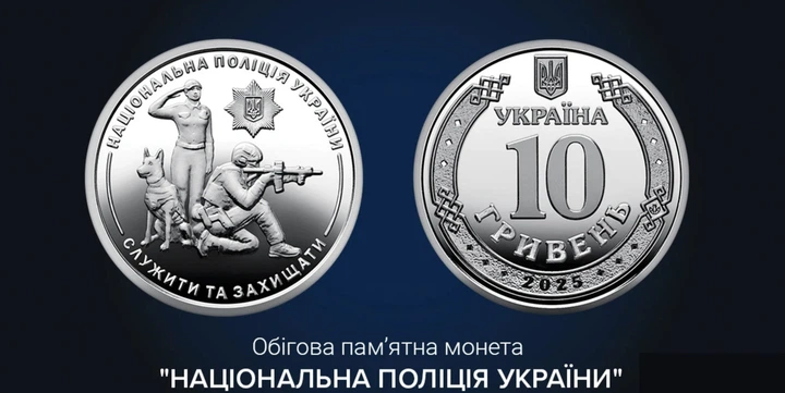 Монета10 гривень "Національна поліція України" 2025 року - зображення 4