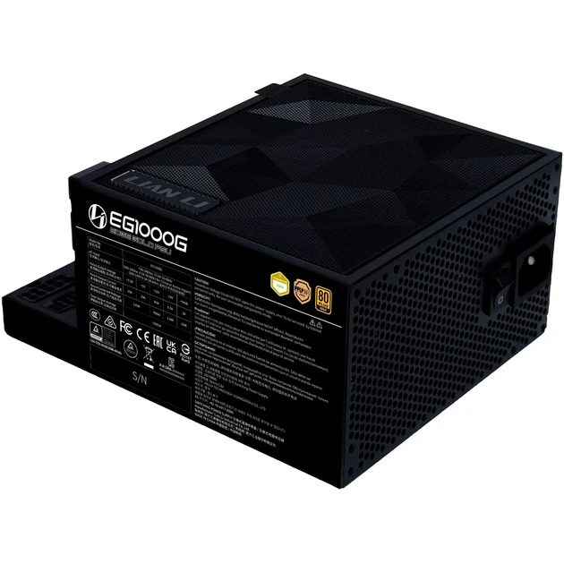 Блок живлення Lian Li EDGE GOLD 1000W Black with Hub, EU Cord (G9P.EG1000G.BH00.EU) - Фото 3 Блок живлення Lian Li EDGE GOLD 1000W Black with Hub, EU Cord (G9P.EG1000G.BH00.EU) - зображення 3