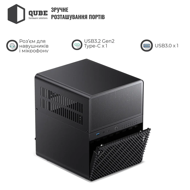 Корпус JONSBO N3 Black без БП (N3 Black) - изображение 5