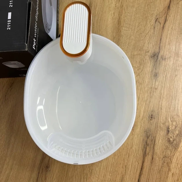 Автоматическая поилка-фонтан Pet Water Dispenser для кошек и собак 20×17×15.5 см белая - изображение 5