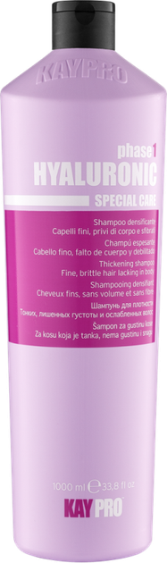 Шампунь KayPro Hyaluronic гіалуронова для тонкого, ламкого, слабких волосся 1000 мл 87129 - Фото 1 Шампунь KayPro Hyaluronic гіалуронова для тонкого, ламкого, слабких волосся 1000 мл 87129 - зображення 1